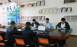 青島客戶到國電西高參觀考察三級承試資質設備