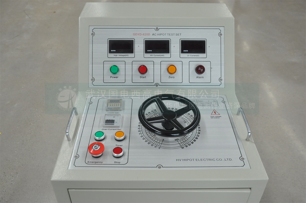 數顯耐壓試驗裝置耐壓臺控制面板