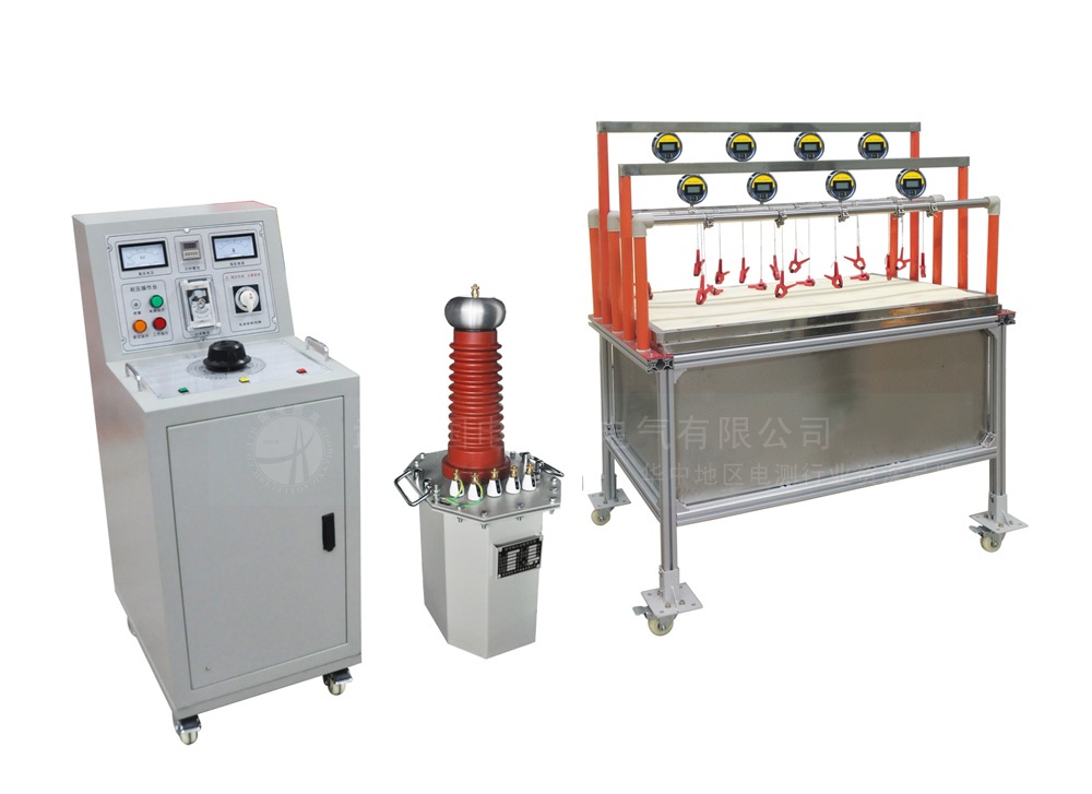 絕緣手套（靴）耐壓試驗(yàn)裝置指針臺油變水槽式（8桶位）