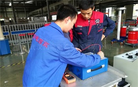 國(guó)電西高為江西客戶提供售后調(diào)試服務(wù)