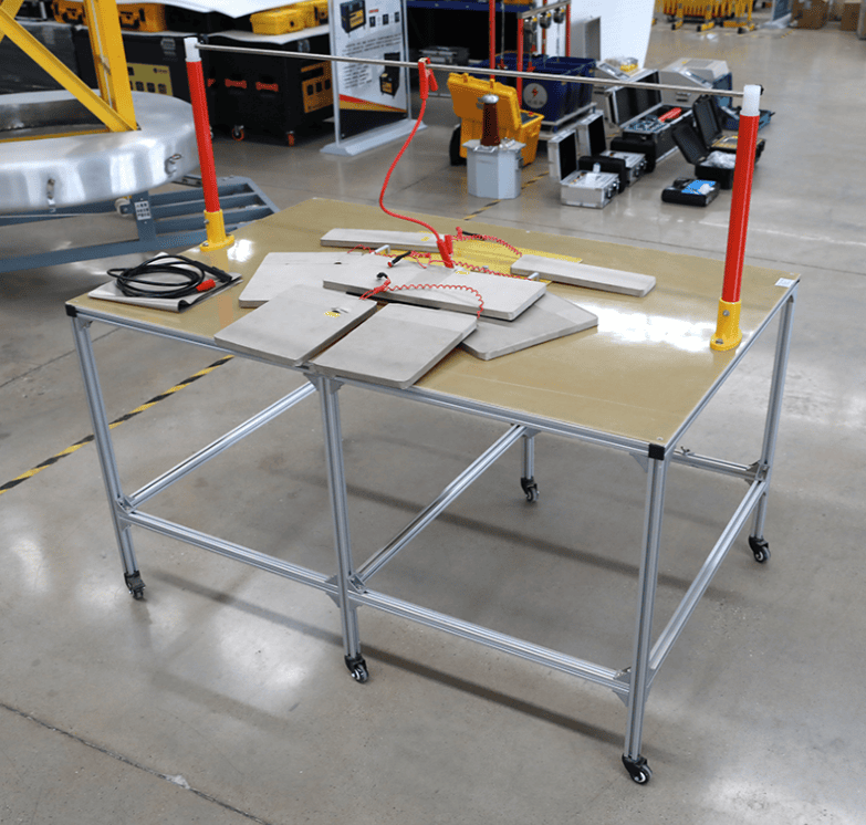 絕緣服試驗電極實物圖