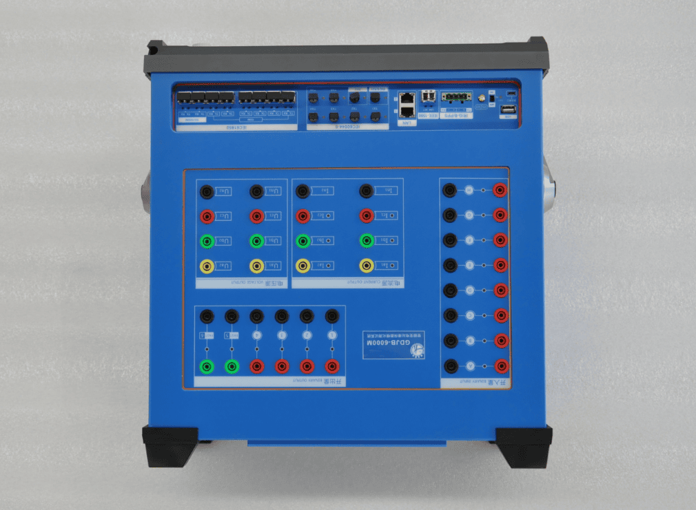 智能變電站繼保數(shù)模化測試系統(tǒng)實物圖