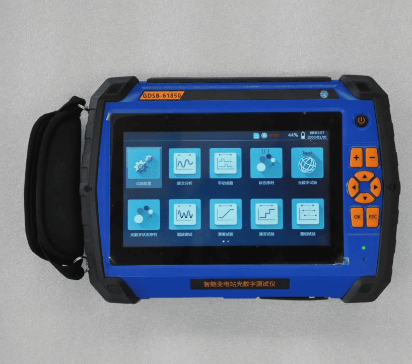 智能變電站光數(shù)字測試儀界面圖