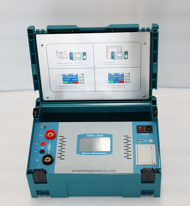 接觸電阻測(cè)試儀實(shí)物圖